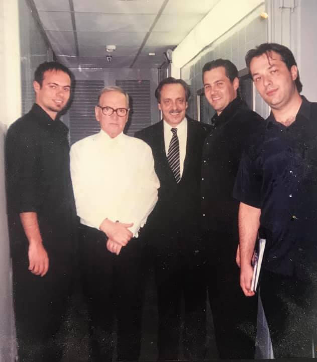 with Ennio Morricone with Ennio Morricone